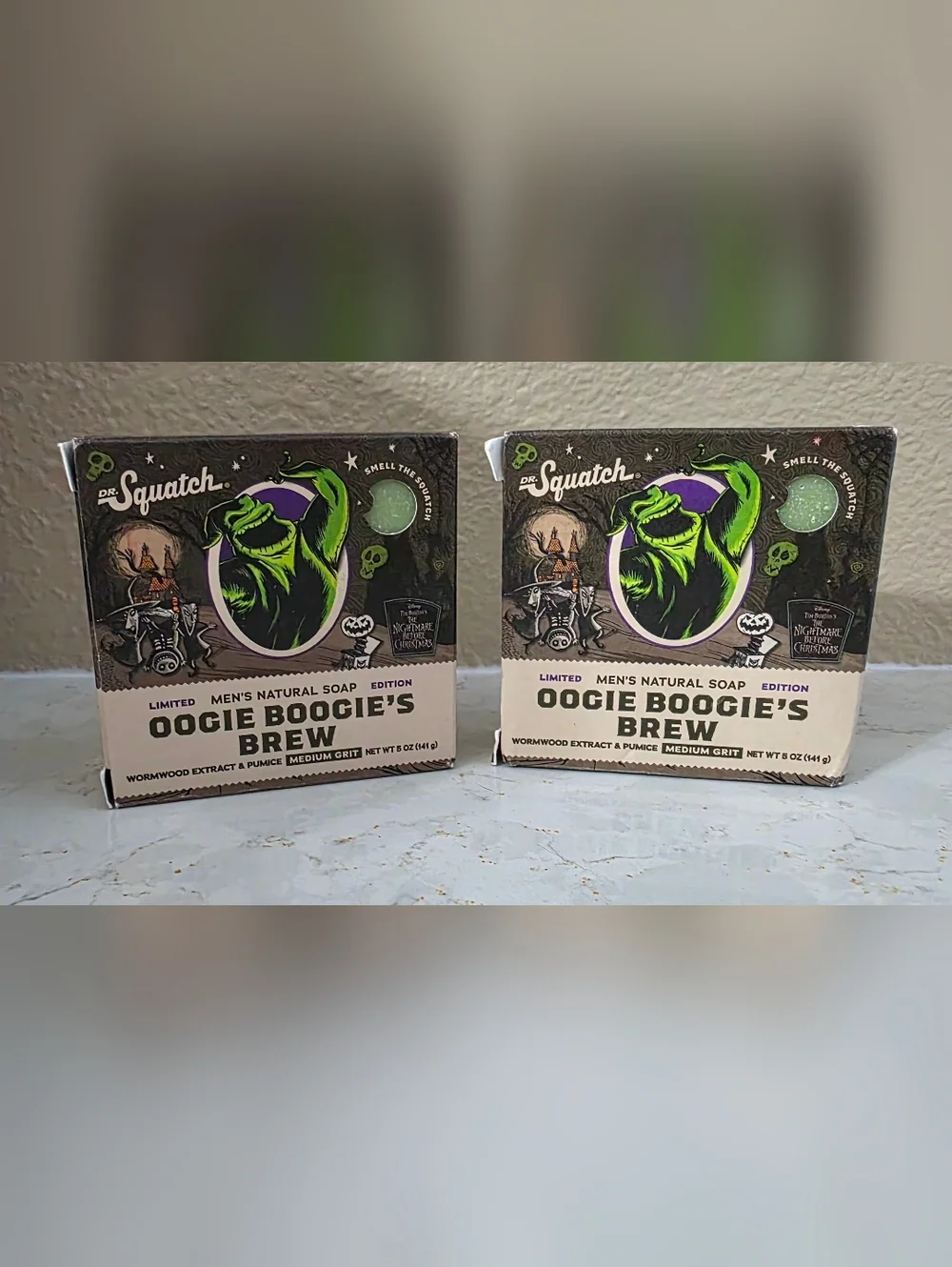 NEW Dr. Squatch Oogie Boogie's Brew Men's Natural Soap - 2 Pack